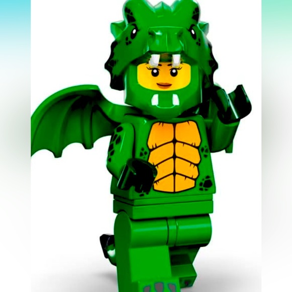 Lego 🐲Series 23 Green Dragon Costume - Picture 1 of 8